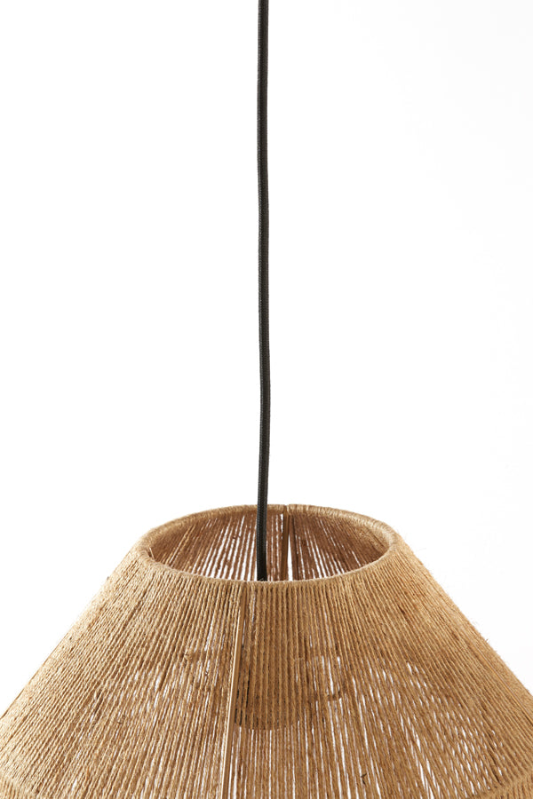 Light & Living - Hanglamp 'Malva' (Maat M, Jute, Naturel)