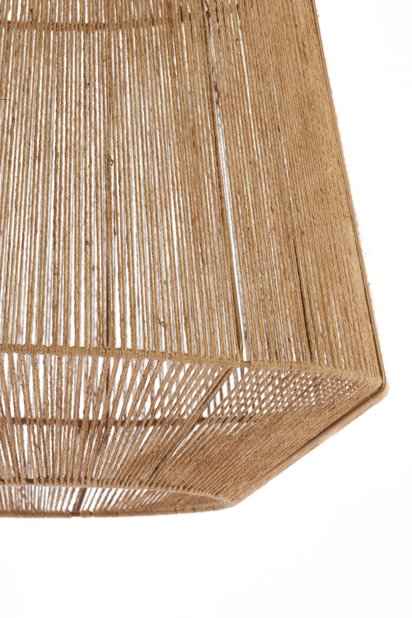 Light & Living - Hanglamp 'Malva' (Maat M, Jute, Naturel)