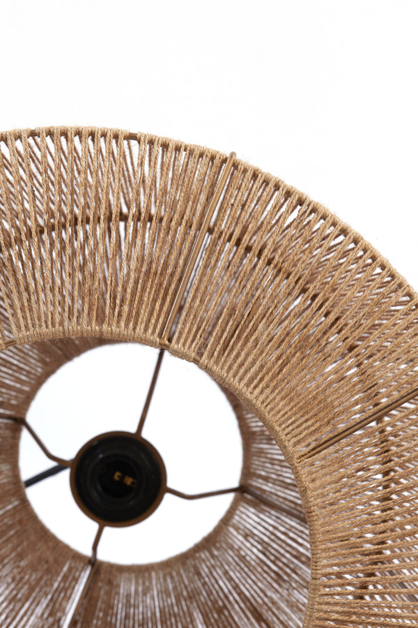 Light & Living - Hanglamp 'Malva' (Maat M, Jute, Naturel)