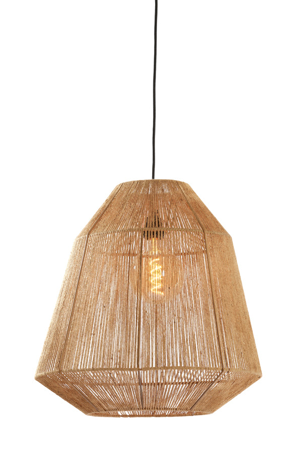 Light &amp; Living - Lampe suspendue 'Malva' (Taille M, Jute, Naturel)