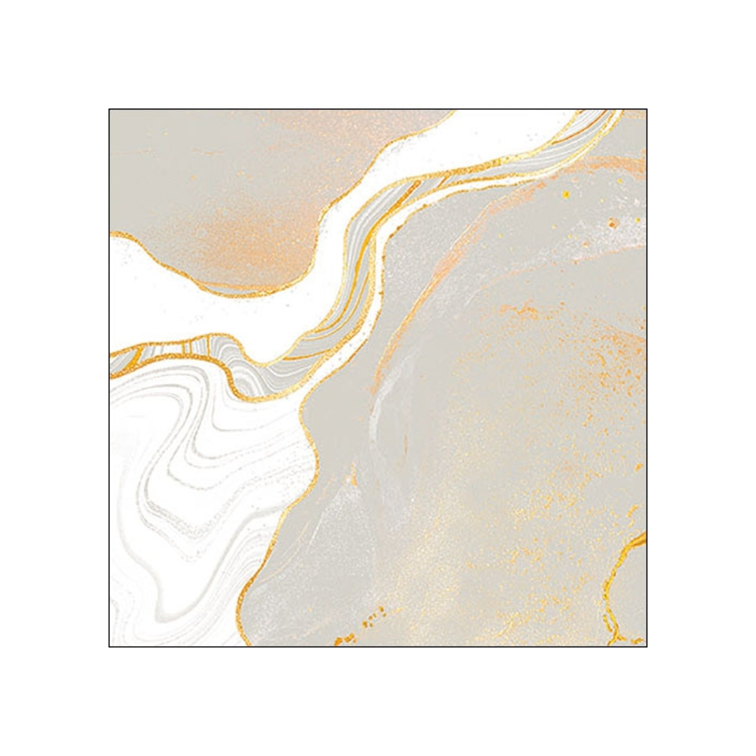 Ambiente - Servetten (20 stuks) - Marble White