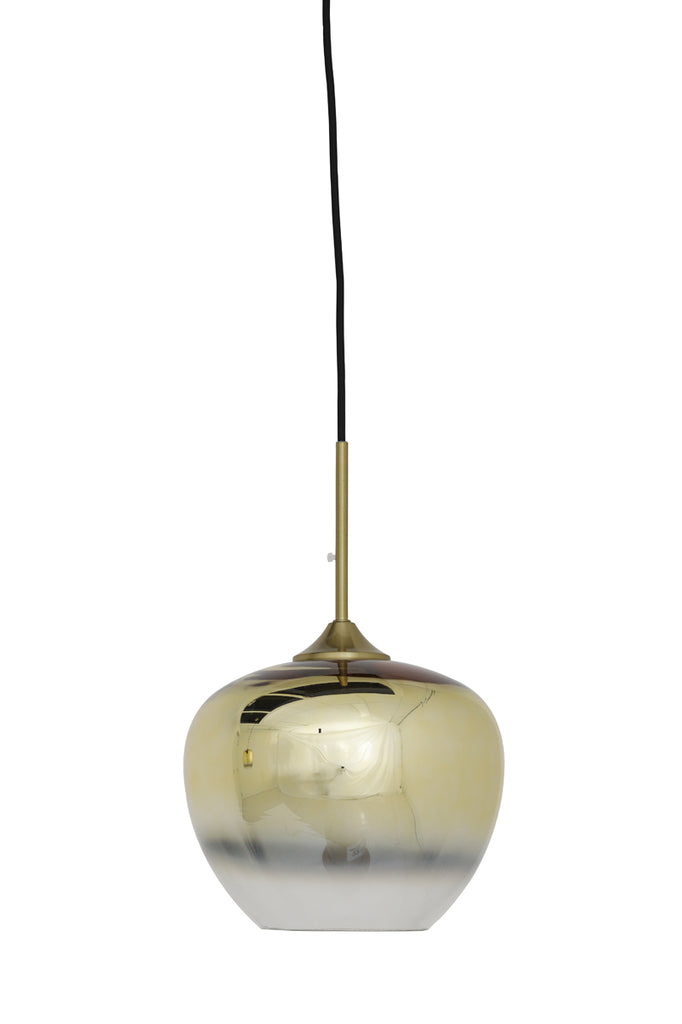 Light & Living - Hanglamp 'Mayson' (Maat S, Glass Gold Clear & Gold)