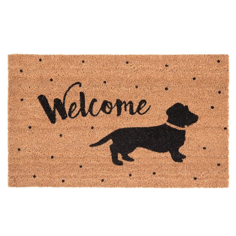 Clayre & Eef - Deurmat 'Teckel Welcome' (45 x 75cm)