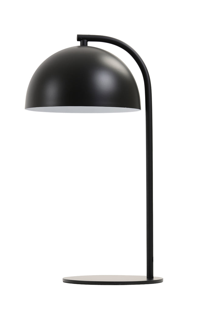 Light &amp; Living - Lampe de table 'Mette' (Noir mat)