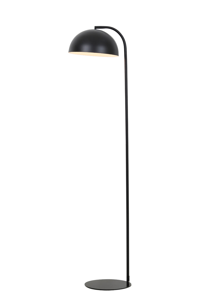 Light &amp; Living - Lampadaire 'Mette' (155cm de haut, Noir mat)