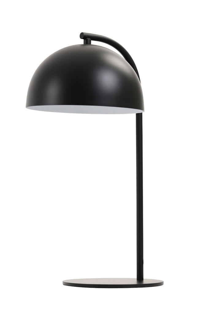 Light &amp; Living - Lampe de table 'Mette' (Noir mat)