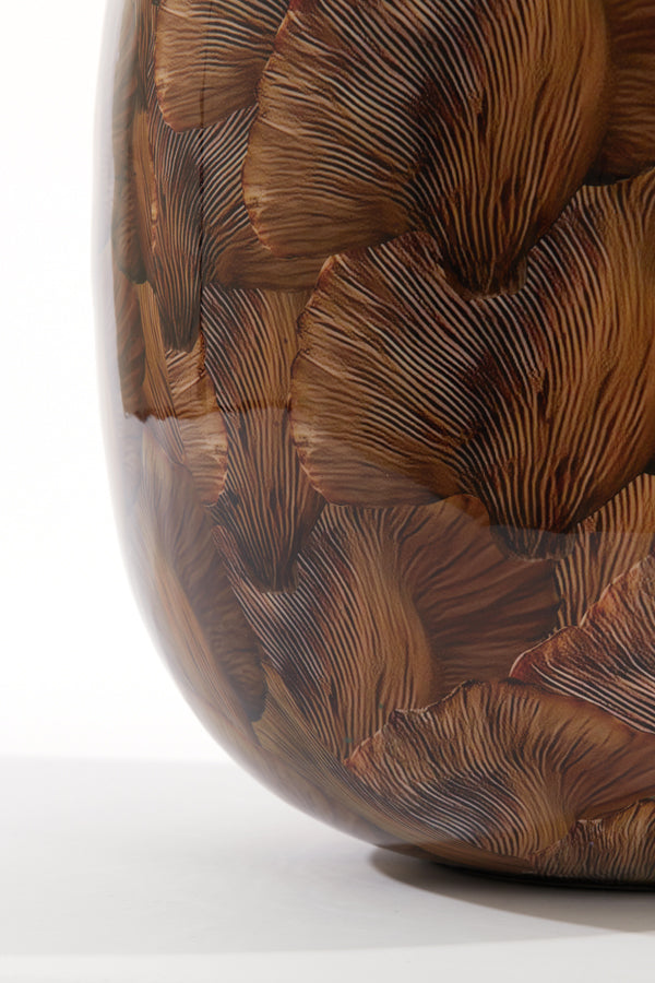 Light &amp; Living - Vase 'Milos' (Marron &amp; Marron Clair)