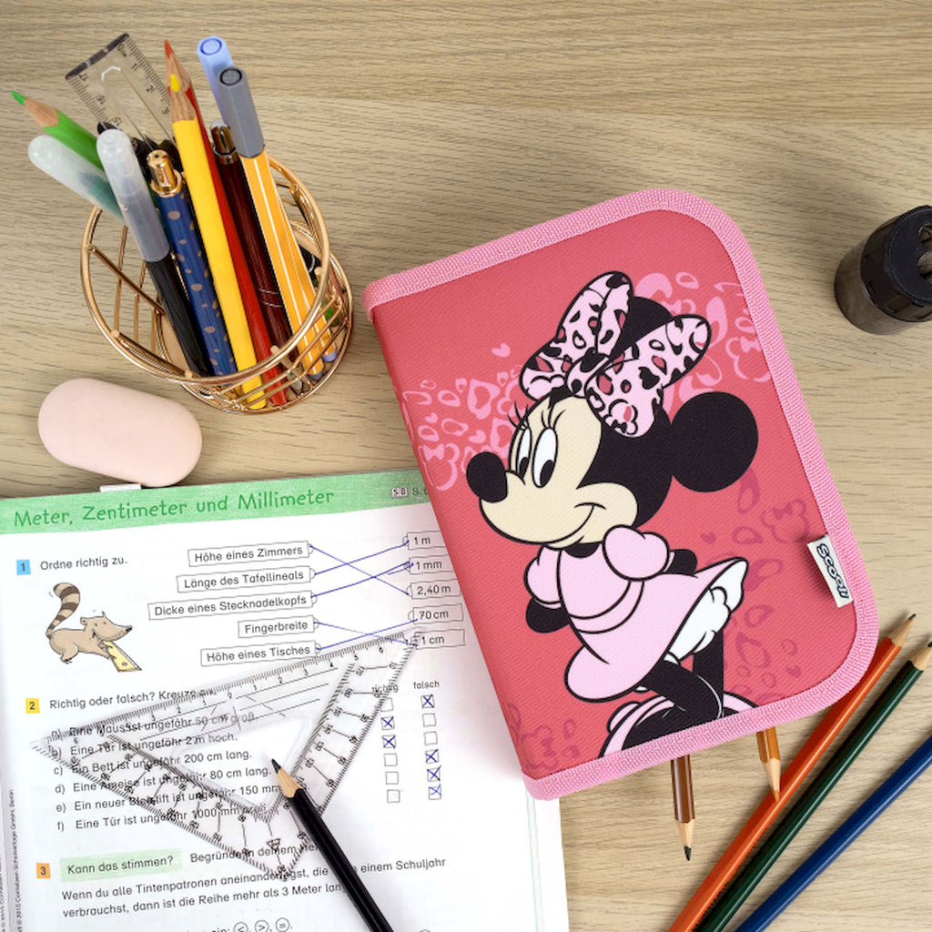 Trousse à crayons Minnie Mouse avec contenu