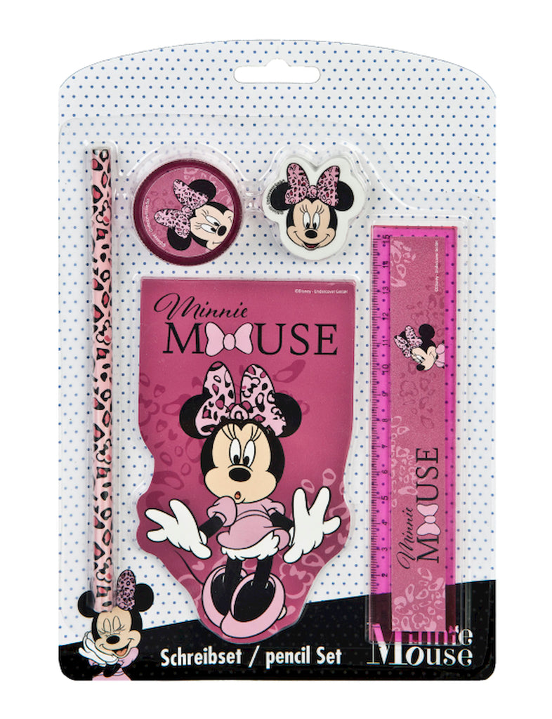 Ensemble d'écriture Minnie Mouse 5 pièces