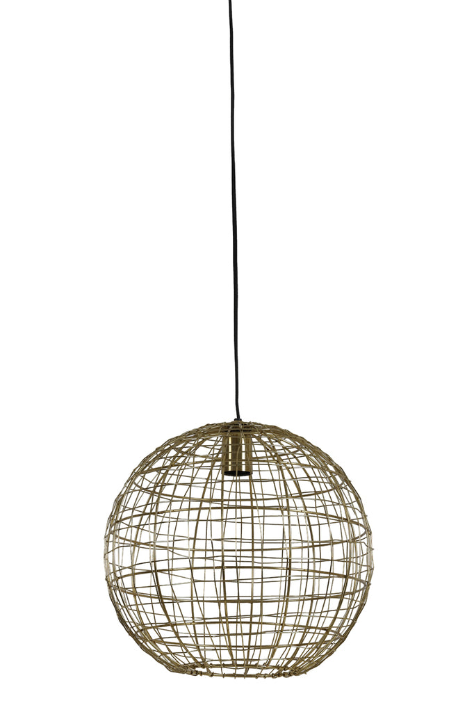 Light &amp; Living - Lampe suspendue 'Mirana' (Taille S, Or)