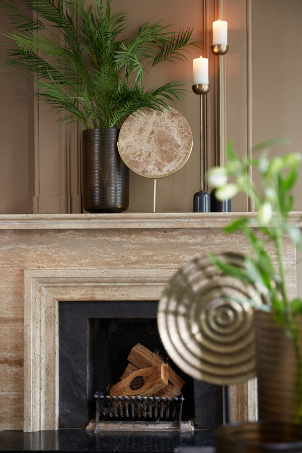 Light & Living - Decoratief beeld 'Moreno' (Marmer bruin)