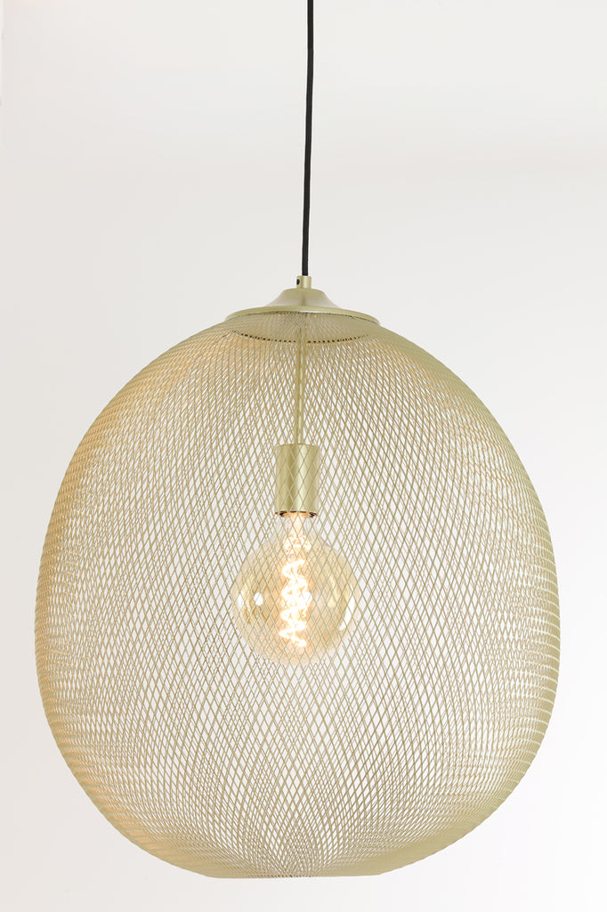 Light &amp; Living - Lampe suspendue 'Moroc' (Taille L, Or)