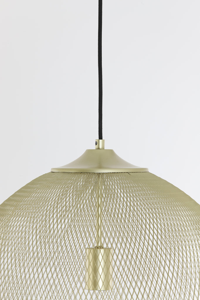 Light &amp; Living - Lampe suspendue 'Moroc' (Taille L, Or)