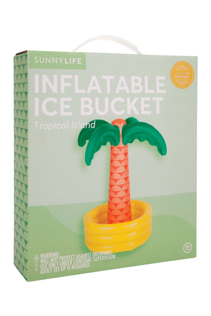 Sunnylife - Opblaasbare ijsemmer 'Tropisch Eiland'