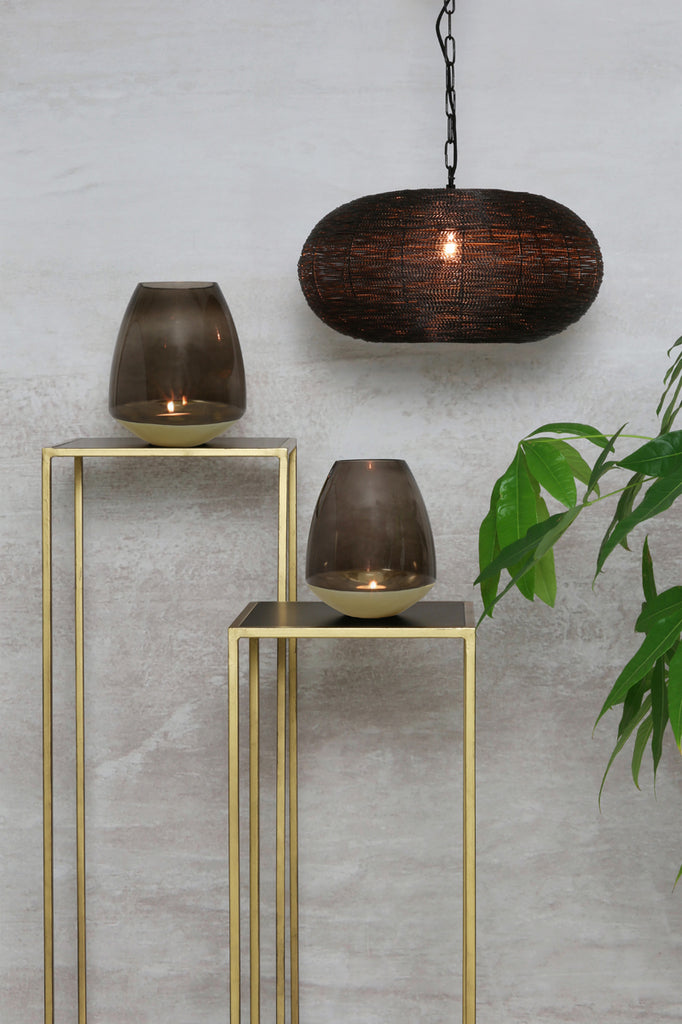 Light & Living - Hanglamp 'Nadra' (Maat L, Brons & Goud)