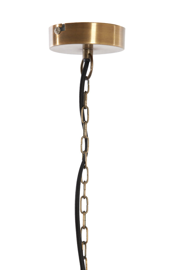 Light &amp; Living - Lampe à suspension 'Nakisha' (Taille L, Bronze Antique)