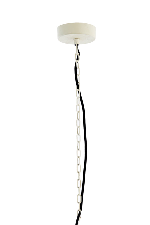 Light &amp; Living - Lampe suspendue 'Nakisha' (Taille L, Gris clair)