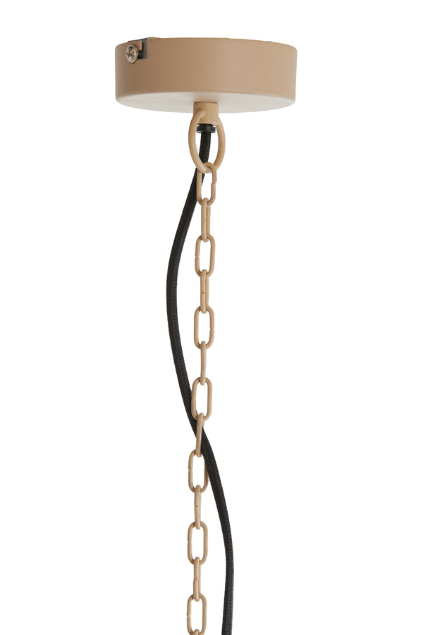 Light &amp; Living - Lampe suspendue 'Nakisha' (Taille L, Sable)