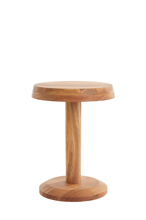 Light &amp; Living - Table d'appoint 'Nalagu' (Taille M, Bois de manguier, Naturel)