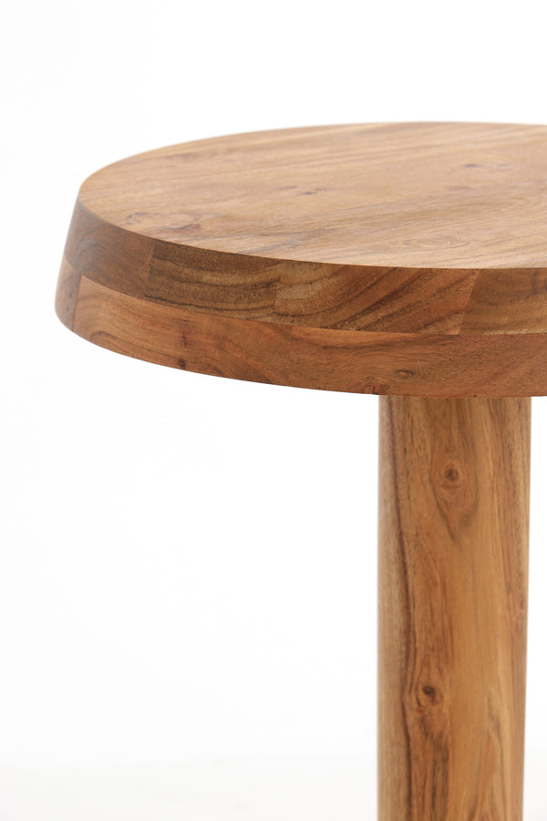 Light &amp; Living - Table d'appoint 'Nalagu' (Taille M, Bois de manguier, Naturel)