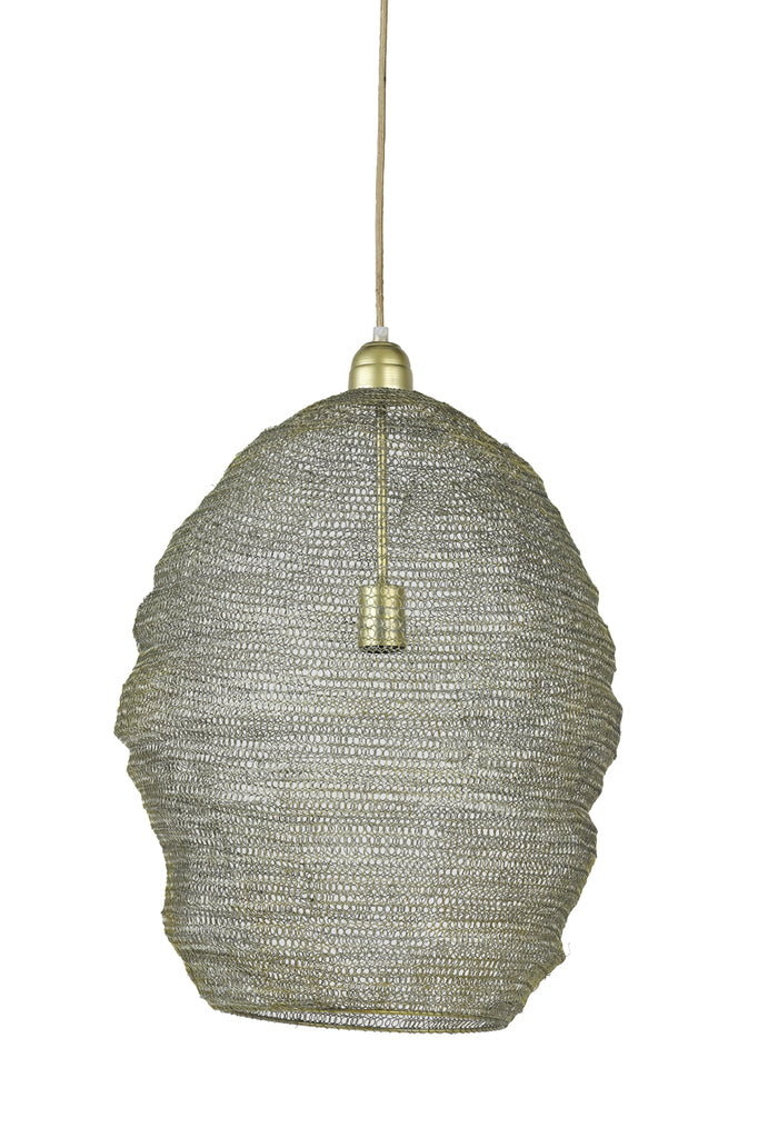 Light &amp; Living - Lampe suspendue 'Nikki' (Fil, Or Clair)