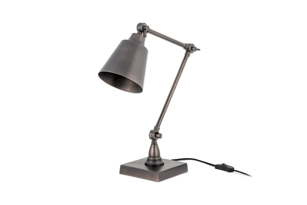 Nkuku - Bureaulamp 'Bakir' (Metaal, Zwart)