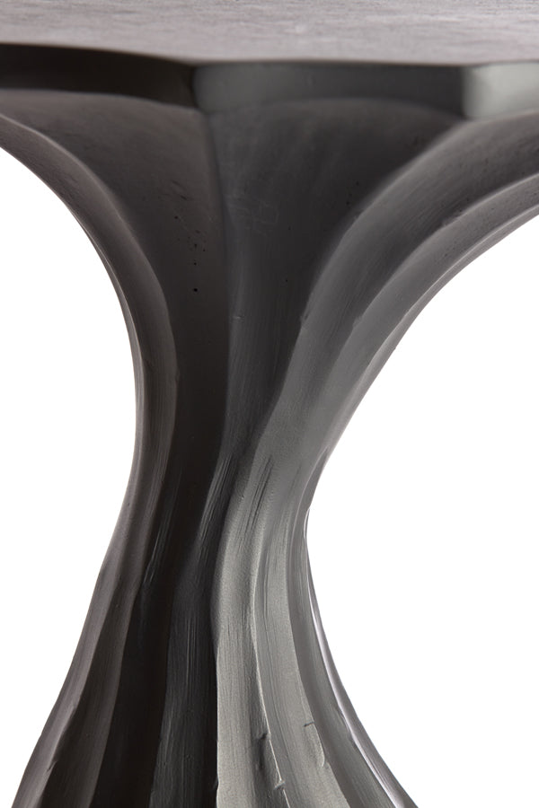 Light &amp; Living - Table d'appoint 'Nyoko' (55cm de haut, Noir mat)