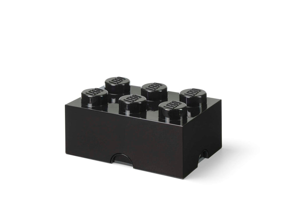Lego - Opbergbox 'Brick 6' (Zwart)