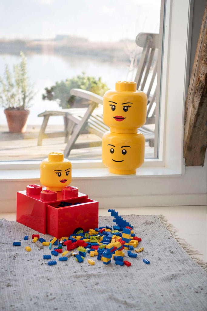 Lego - Opbergbox 'Boy-hoofd' (Groot)