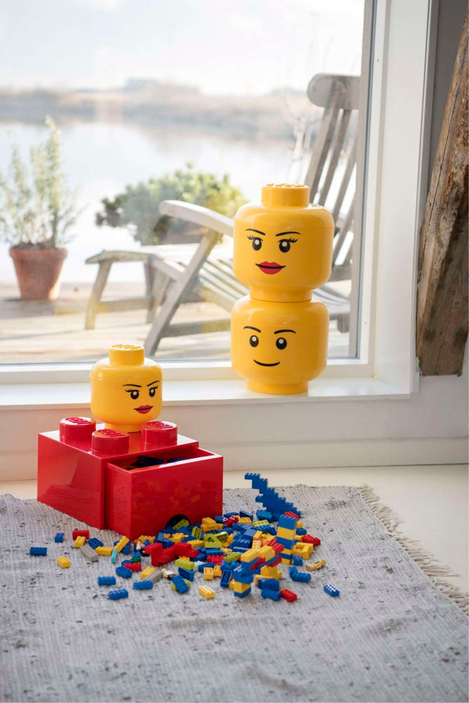 Lego - Opbergbox 'Girl-hoofd' (Groot)