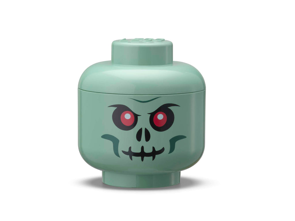 Lego - Opbergbox 'Skelethoofd' (Groen, Mini)