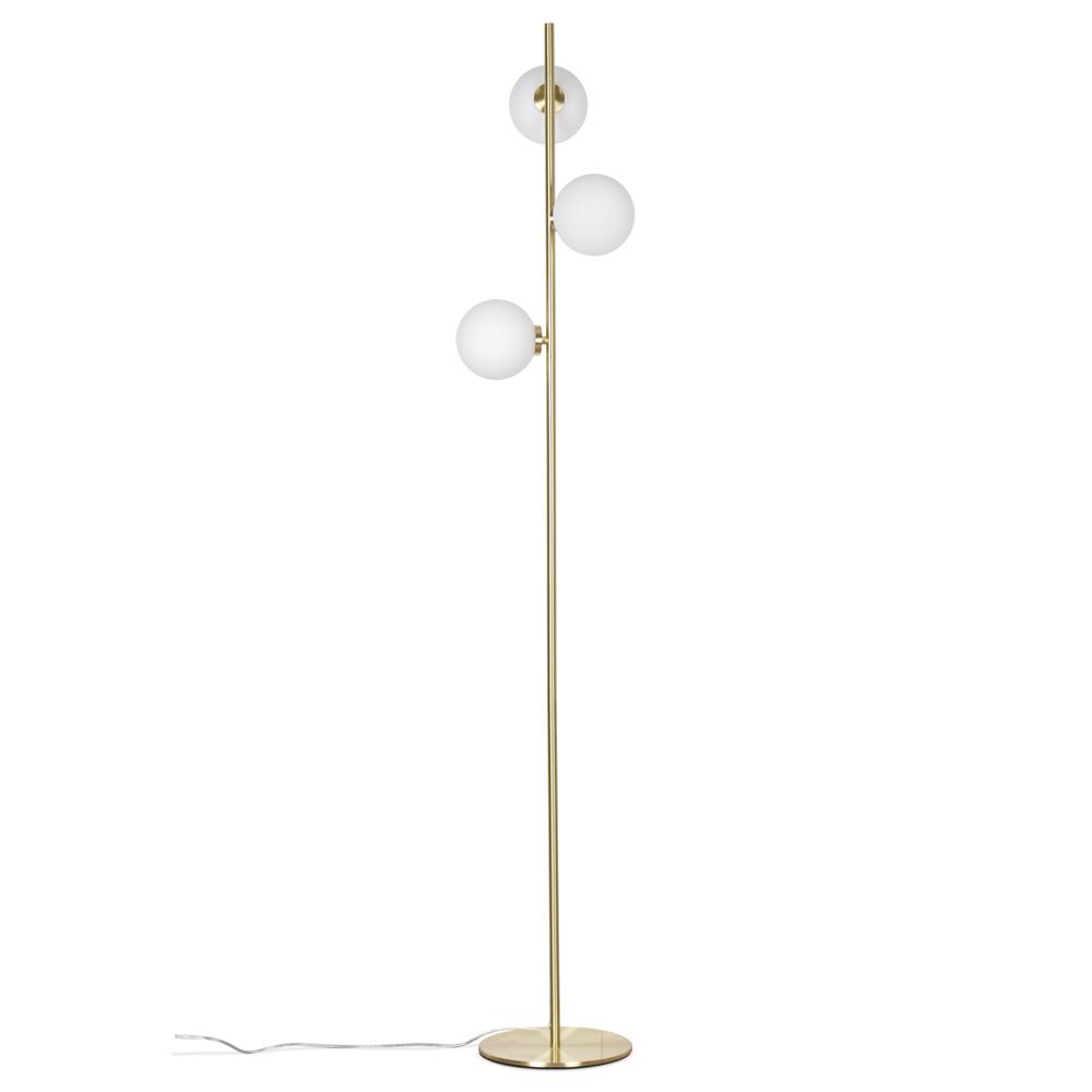 OPJET - Vloerlamp 'Edmond' (Goud, 3 lampen)