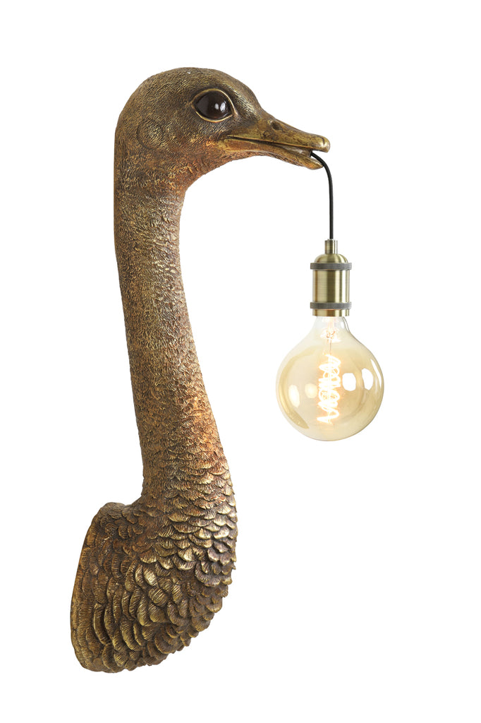 Light & Living - Wandlamp 'Ostrich' (Maat M, Antique Bronze)