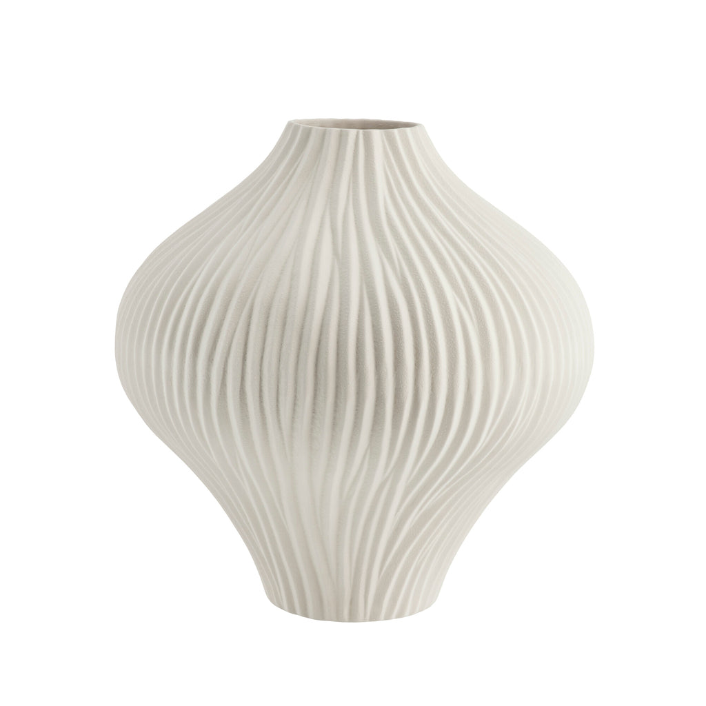 Lene Bjerre - Vase 'Esmia' (34,5 cm hoch, gebrochenes Weiß)