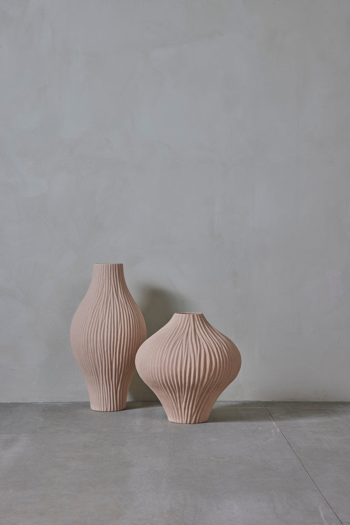 Lene Bjerre - Vase 'Esmia' (34,5 cm de haut, Poudre)