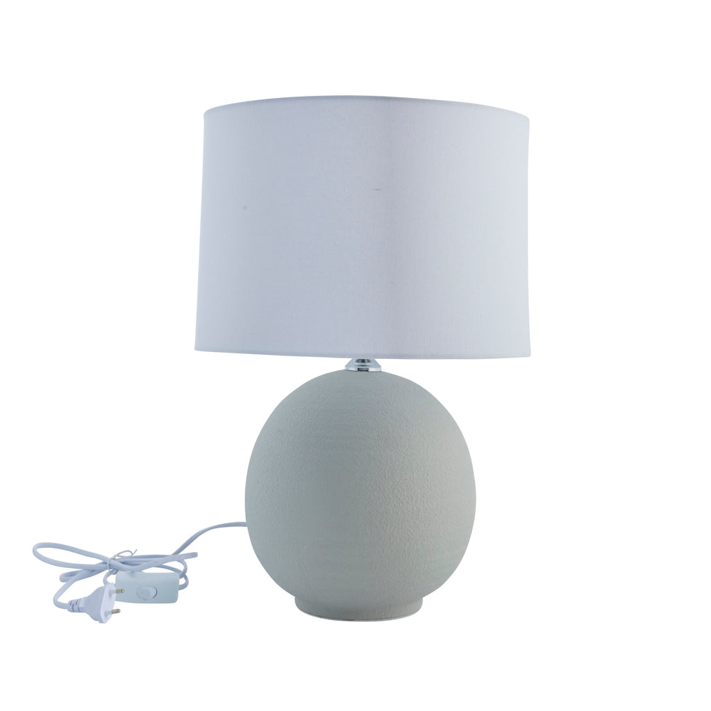 Lene Bjerre - Lampe de table 'Sienna' (46,5 cm de haut, Gris argenté)