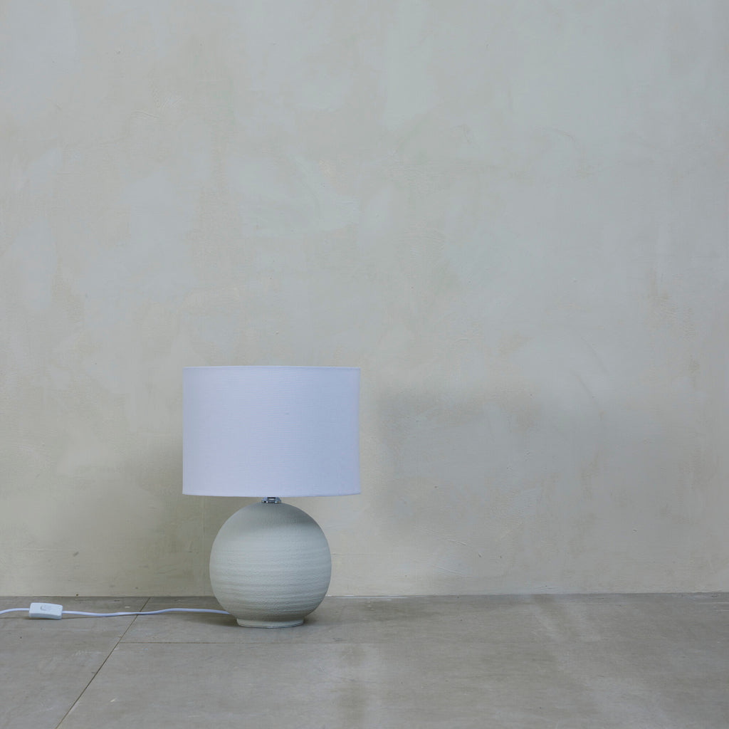 Lene Bjerre - Lampe de table 'Sienna' (46,5 cm de haut, Gris argenté)