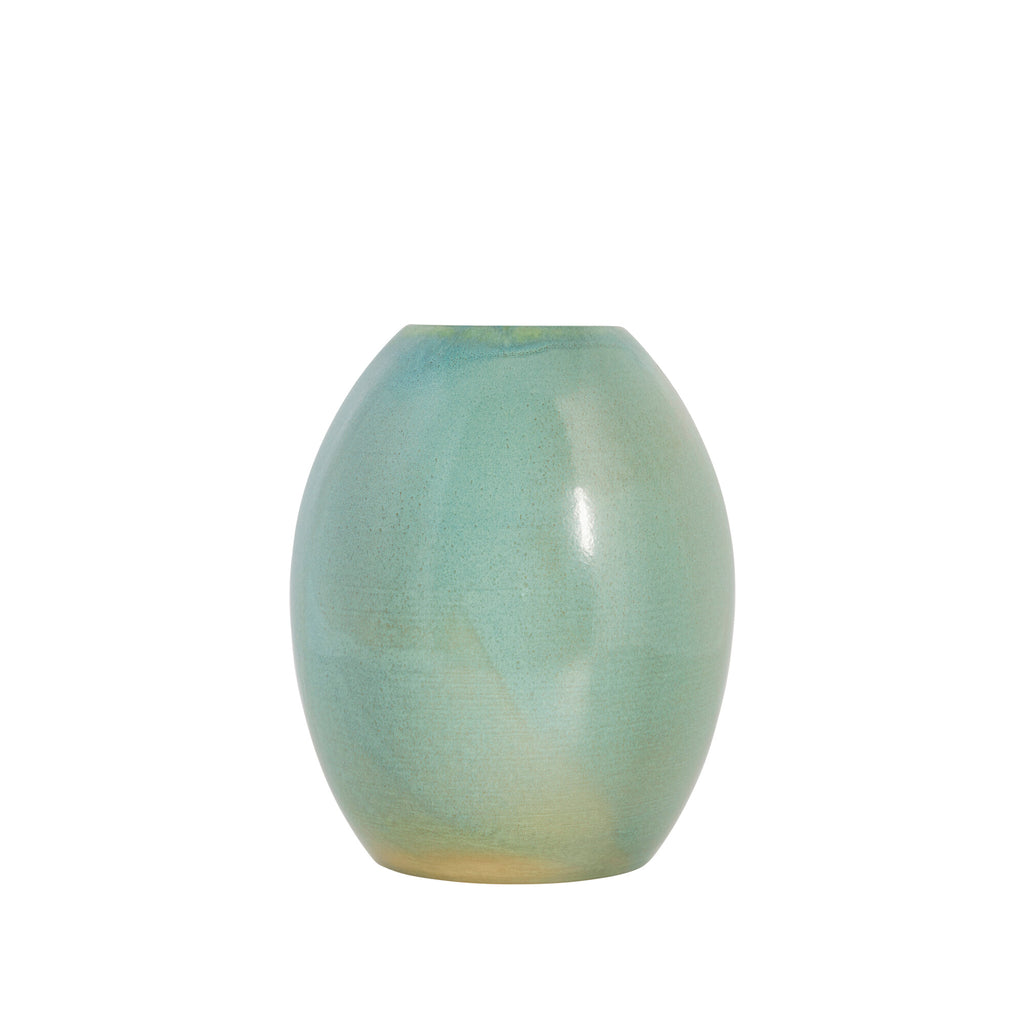 Lene Bjerre - Vase 'Eslia' (28cm hoch, Dunkles Mint)