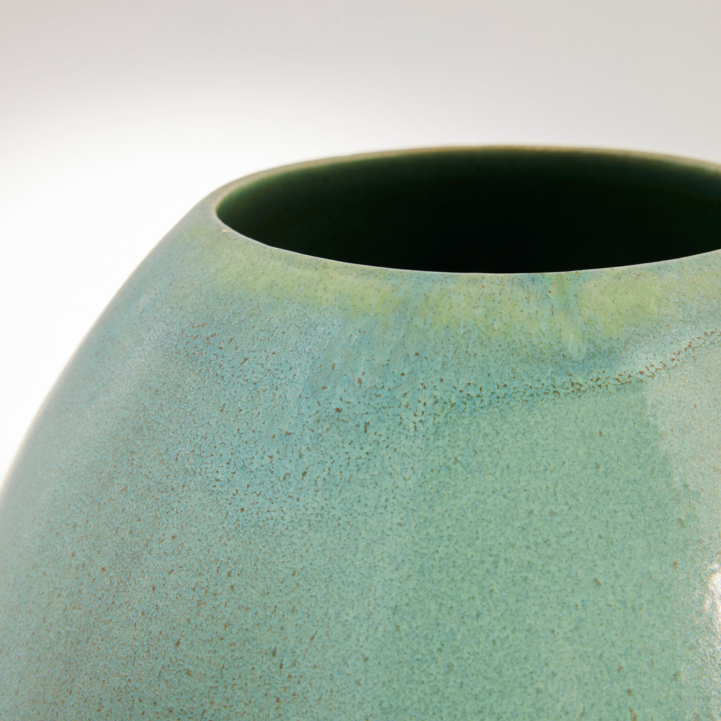 Lene Bjerre - Vase 'Eslia' (28cm hoch, Dunkles Mint)