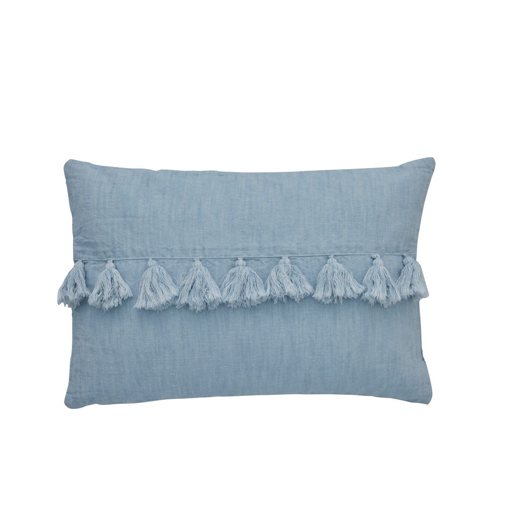 Lene Bjerre - Coussin décoratif 'Felinia' (60cm x 40cm, Bleu)