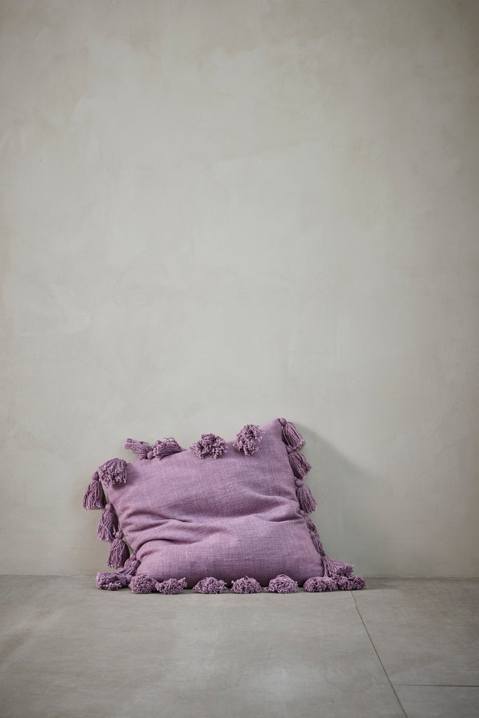 Lene Bjerre - Coussin décoratif 'Feminia' (60cm x 60cm, Lilas)