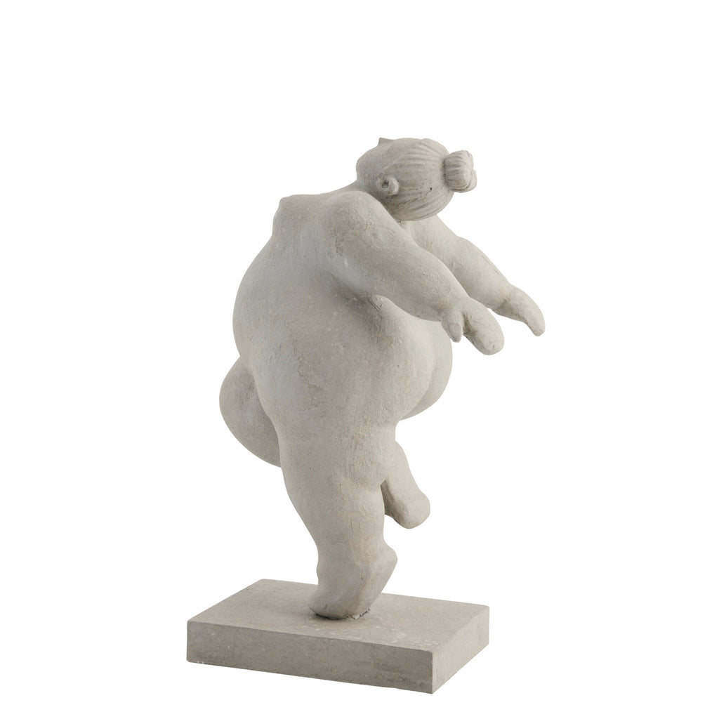 Lene Bjerre - Figurine décorative 'Serafina' (23cm de haut, Gris)