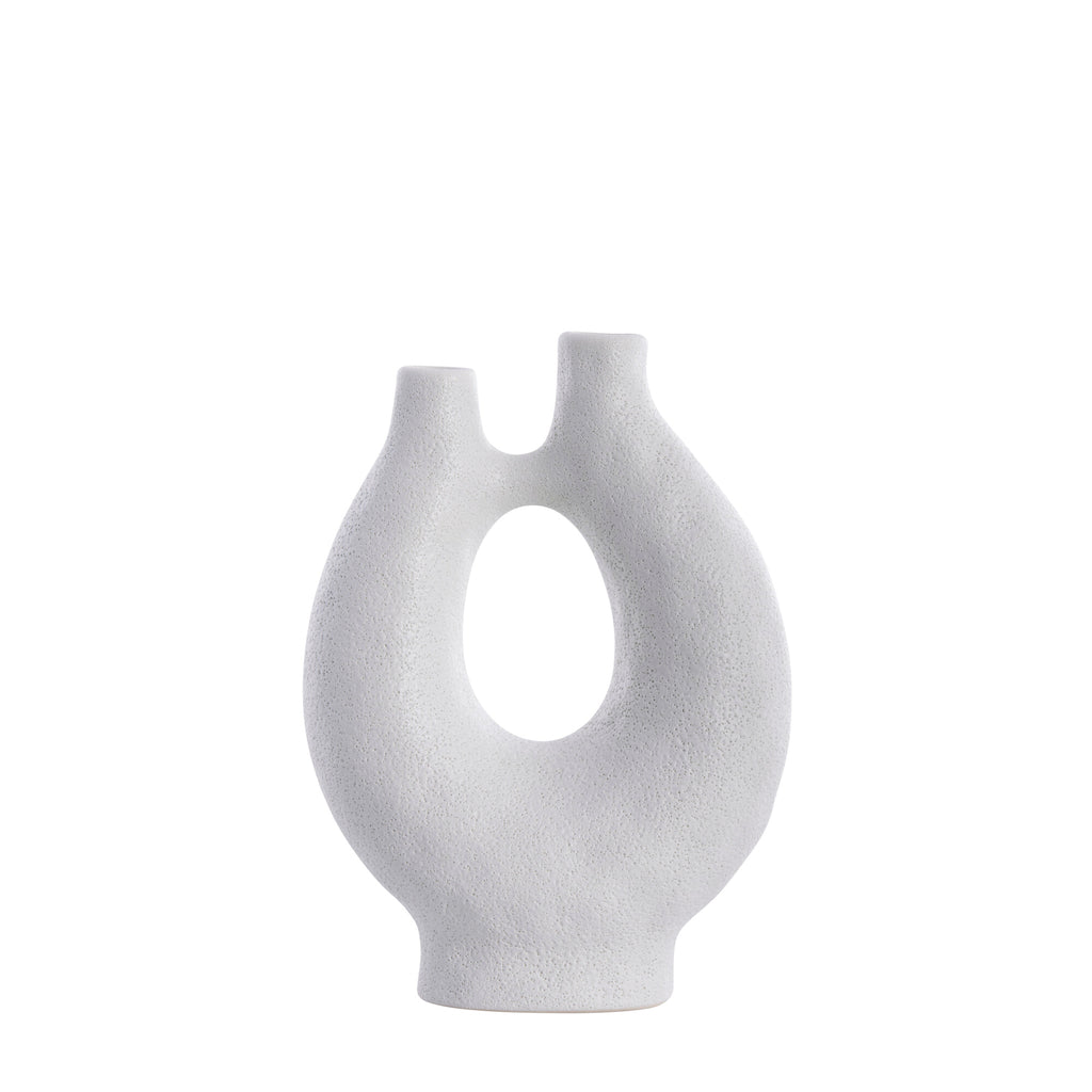 Lene Bjerre - Vase 'Ayla' (30cm, Weiß)