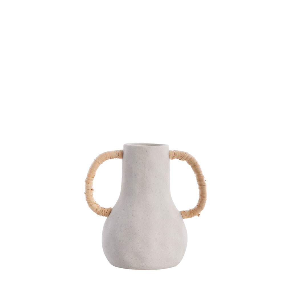 Lene Bjerre - Vase 'Ayelle' (21,5cm, Hellgrau)