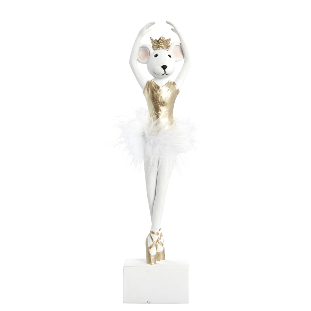 Lene Bjerre - Figurine décorative 'Salinna' (32,5 cm de haut, Blanc, Variante A)