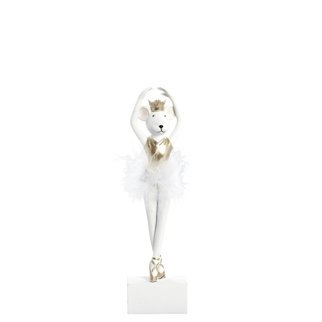 Lene Bjerre - Figurine décorative 'Salinna' (25,5 cm de haut, Blanc)