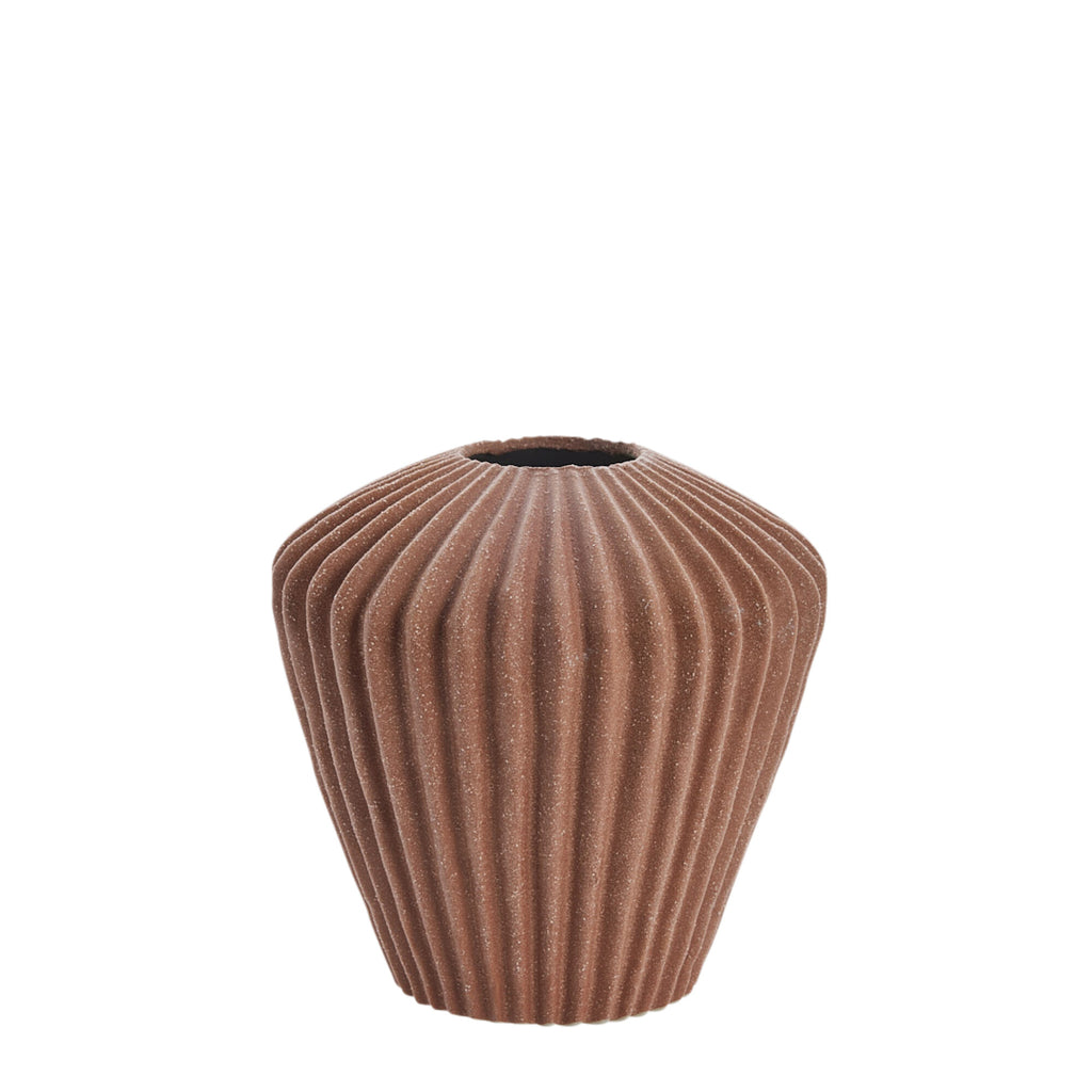 Lene Bjerre - Vase 'Susia' (Ø 16,5 cm, Marron)