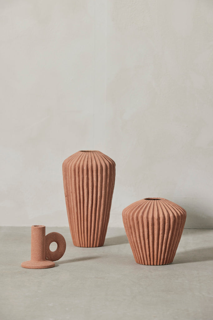 Lene Bjerre - Vase 'Susia' (Ø 16,5 cm, Marron)