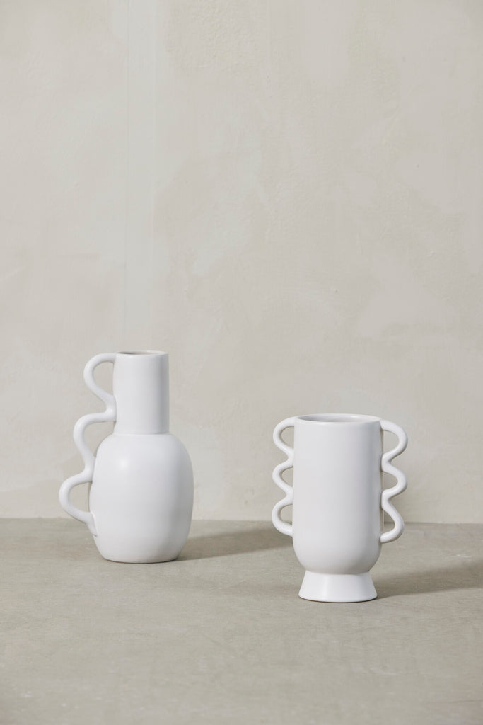 Lene Bjerre - Vase 'Suselle' (Blanc, 25,5 cm)