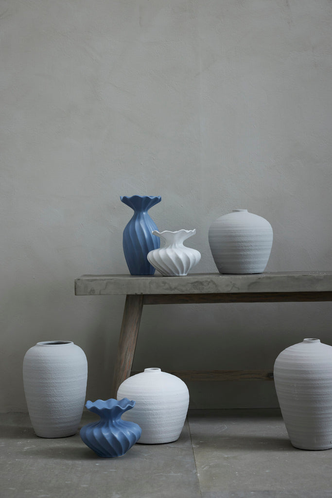 Lene Bjerre - Vase 'Susille' (Ø 13,5cm, Faded Blue)